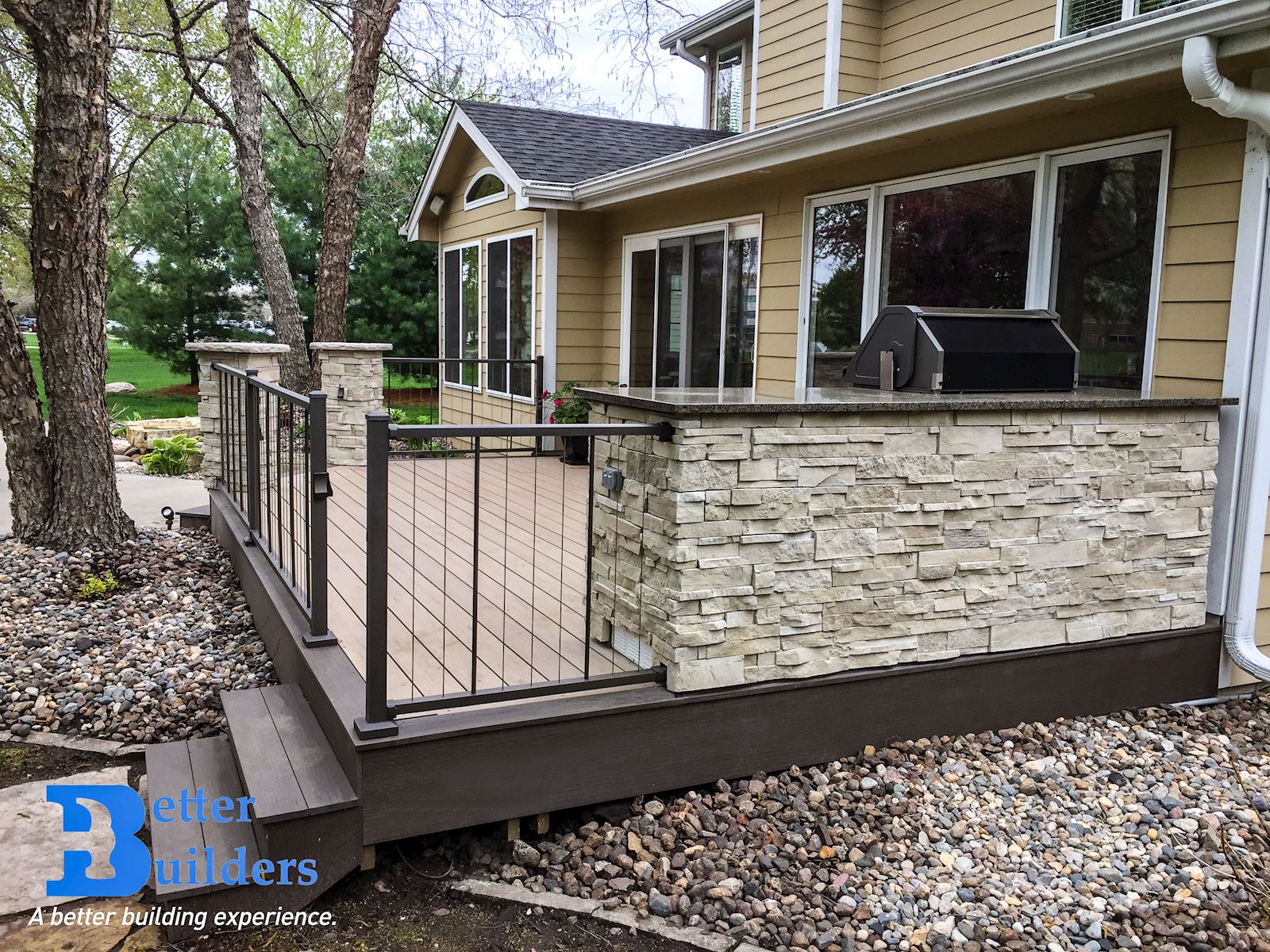 Johnston, IA Deckorators deck Project Better Builders Iowa Decks